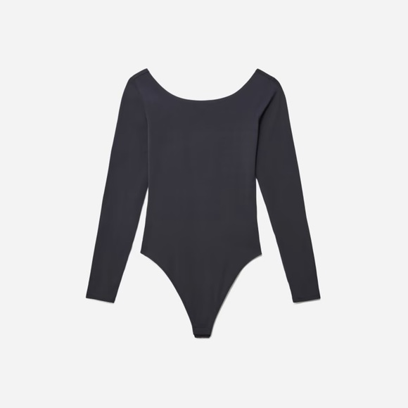 Everlane The Long-Sleeve Ballet Bodysuit in black NWT - Picture 4 of 6